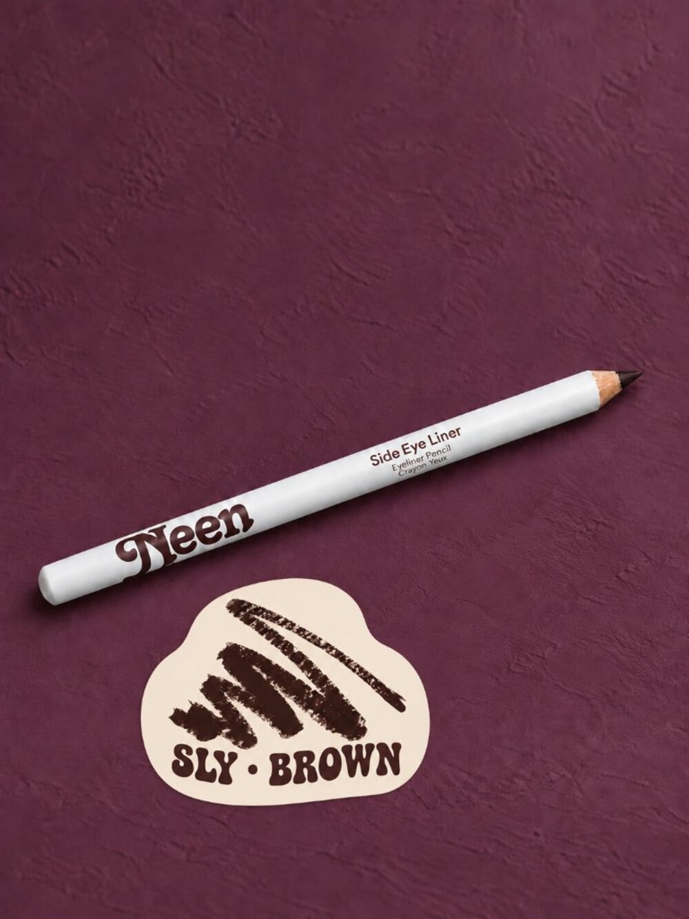 NEEN Side Eye Liner Sly Brown Eyeliner Pencil Full Size 1g New Box Smoky Cat Eye